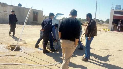 Three new wells start operating in Maan Governorate