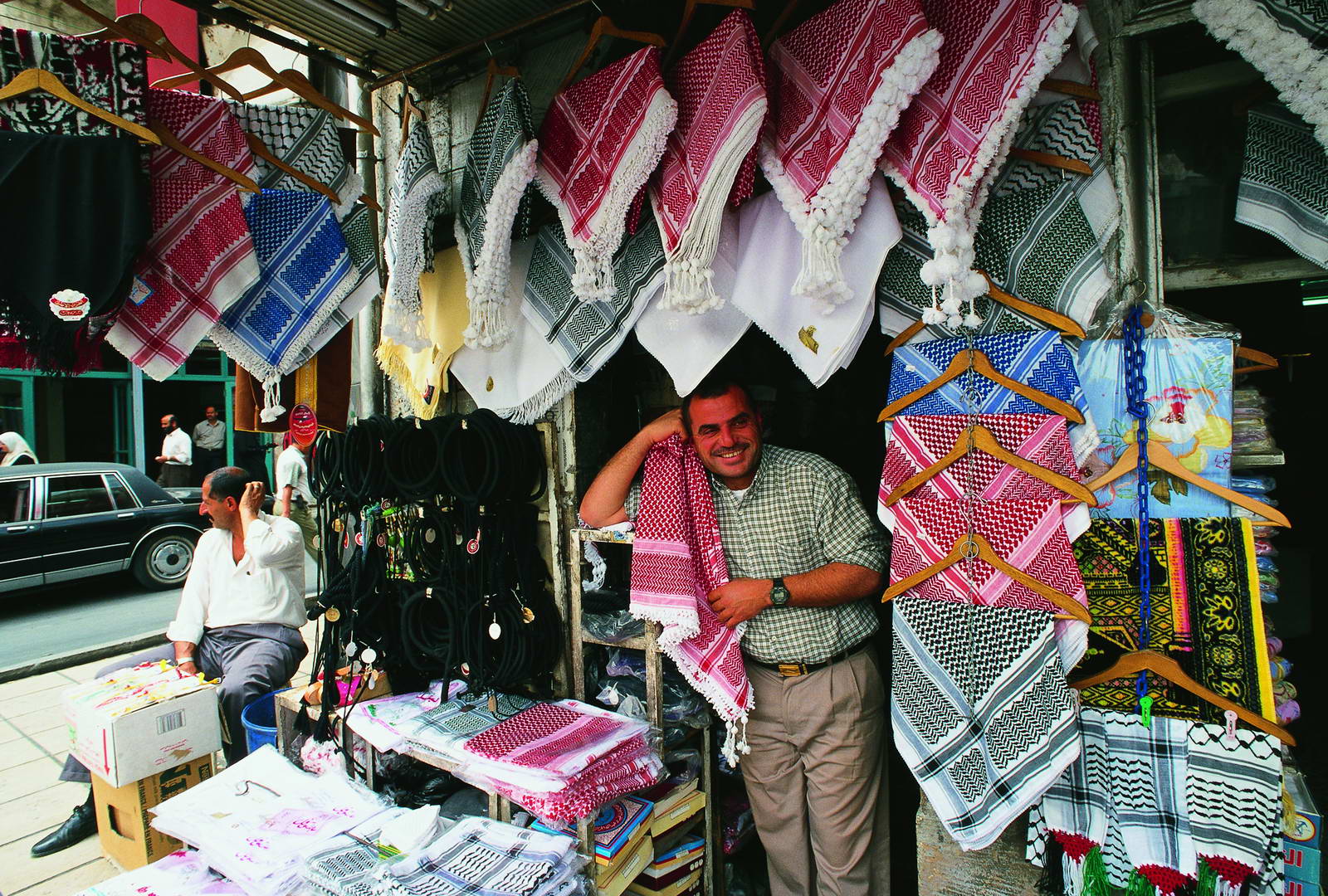 Traditional market stalls in downtown Amman, part of an immersive Amman city tour experience.